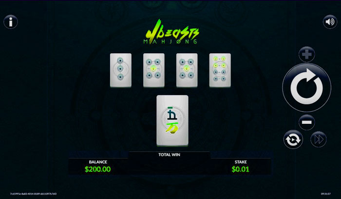 4 beasts mahjong slot gameplay